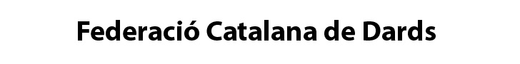 Federació Catalana de Dards